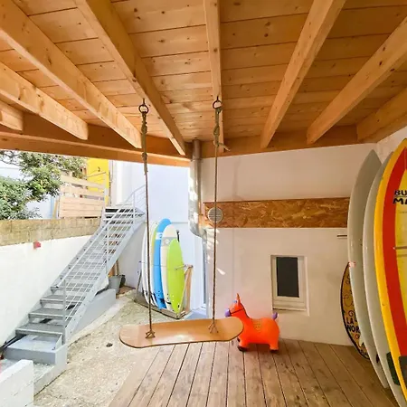 Vandrarhem Koala Surf House, En Bord D'ocean, Planches De Surf Et Skates A Disposition Soorts-Hossegor